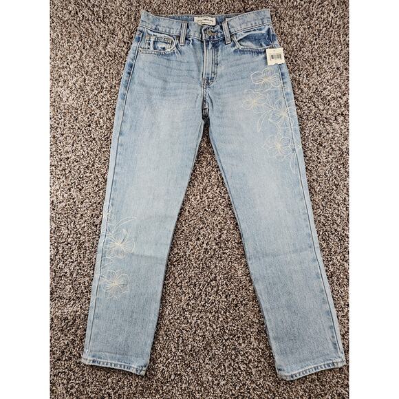 Lucky Brand Denim - Lucky Brand womens Sz 00 (24") Sienna Slim Boyfriend Blue Jeans Light Wash NEW